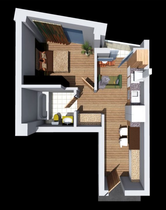 The New Ego Residence - studio de 37,20 mp + balcon